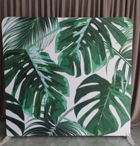 Monstera photo backdrop for events