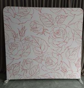 Rose Garden photo backdrop for events