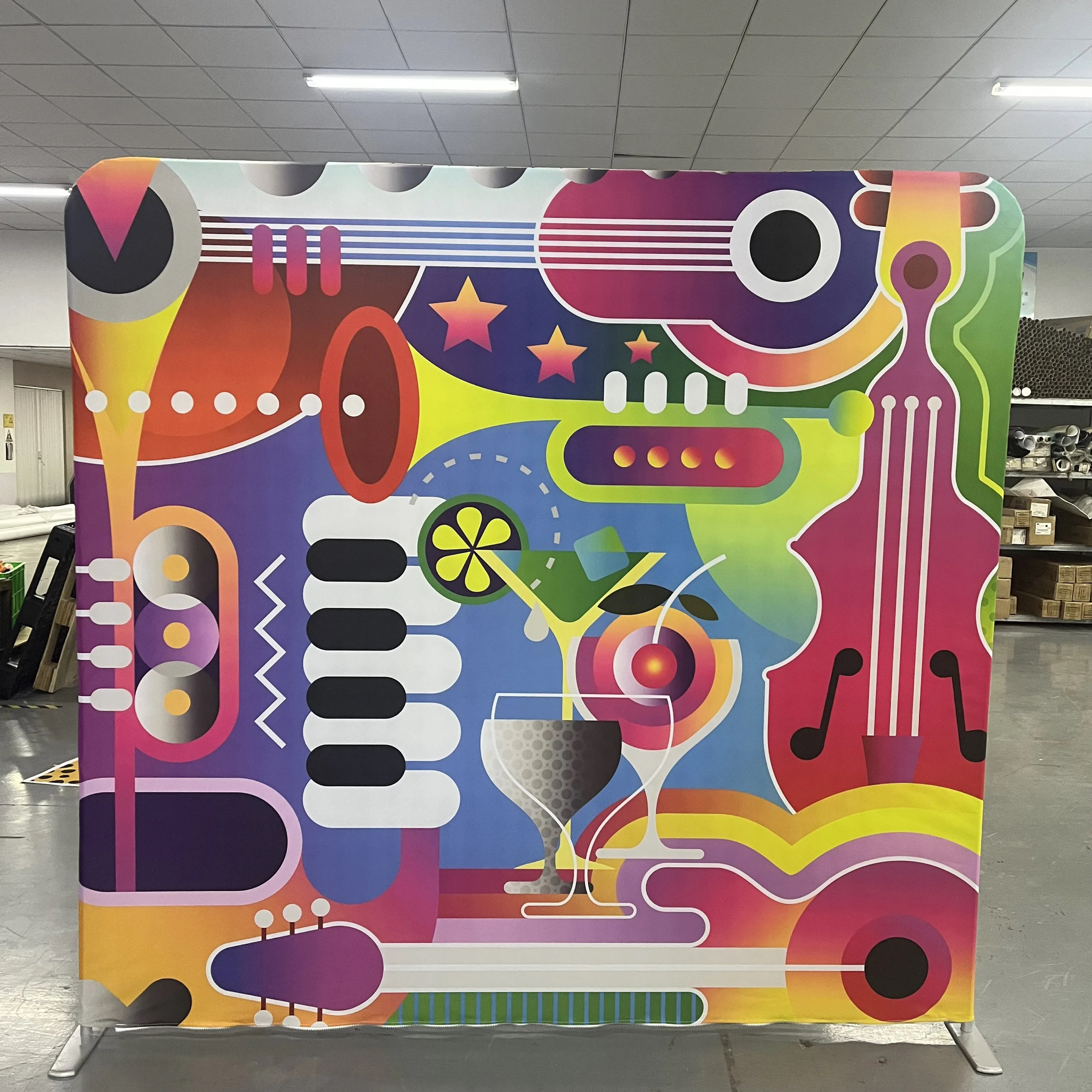 Color Festival photo backdrop for events