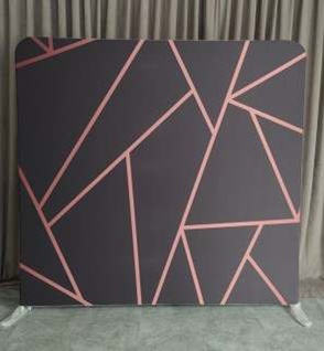 Abstract Triangle photo backdrop for events