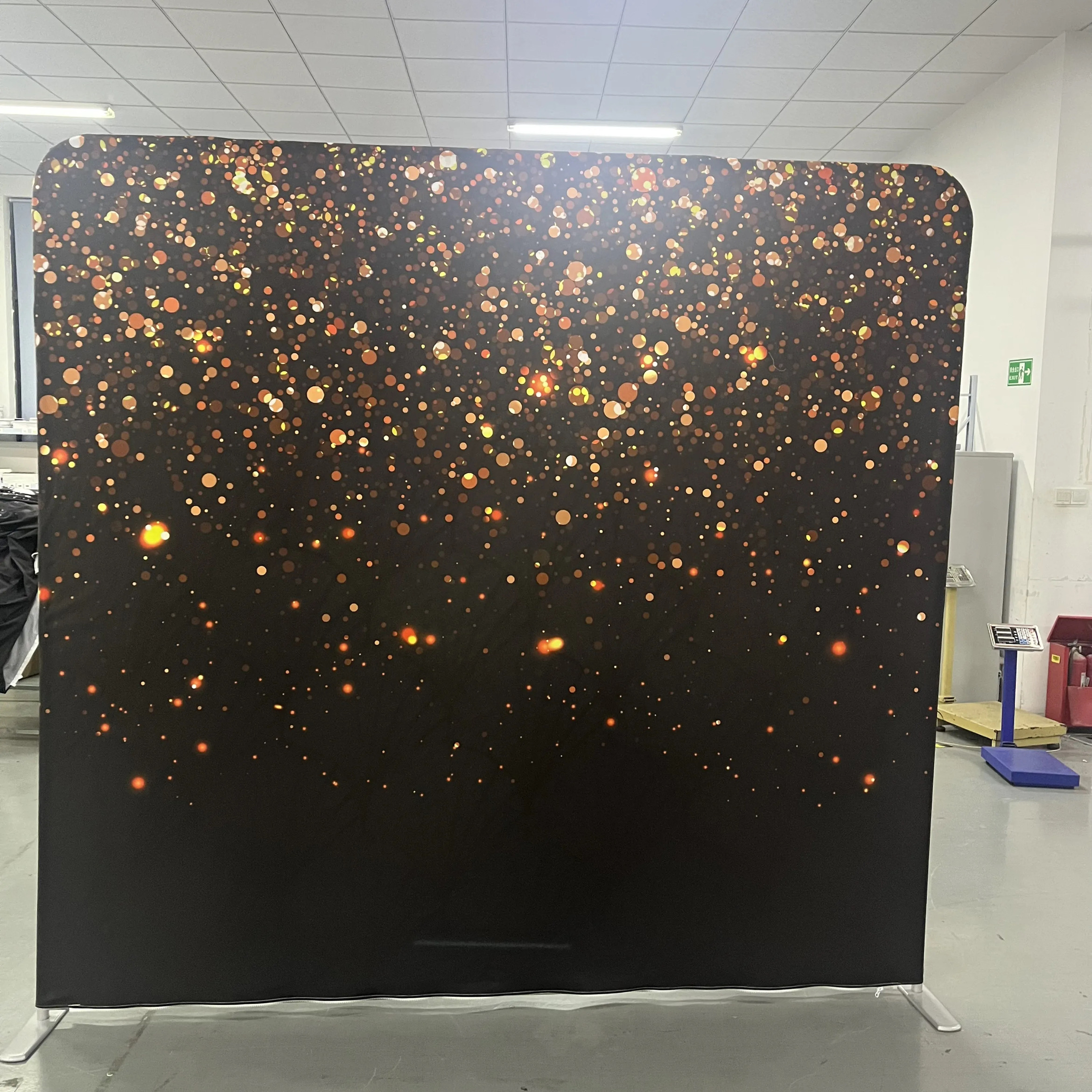 Gold Bokeh photo backdrop for events