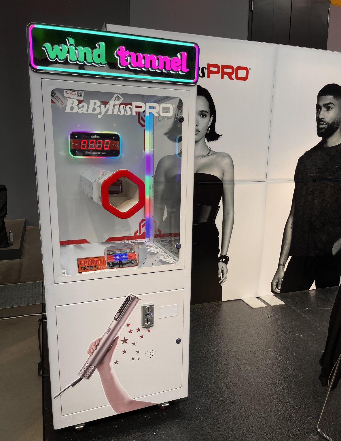 Hurricane Wind Tunnel — interactive event activation by Gifie