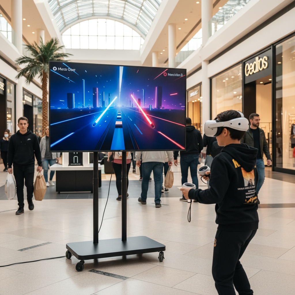 Beat Saber VR — interactive event activation by Gifie
