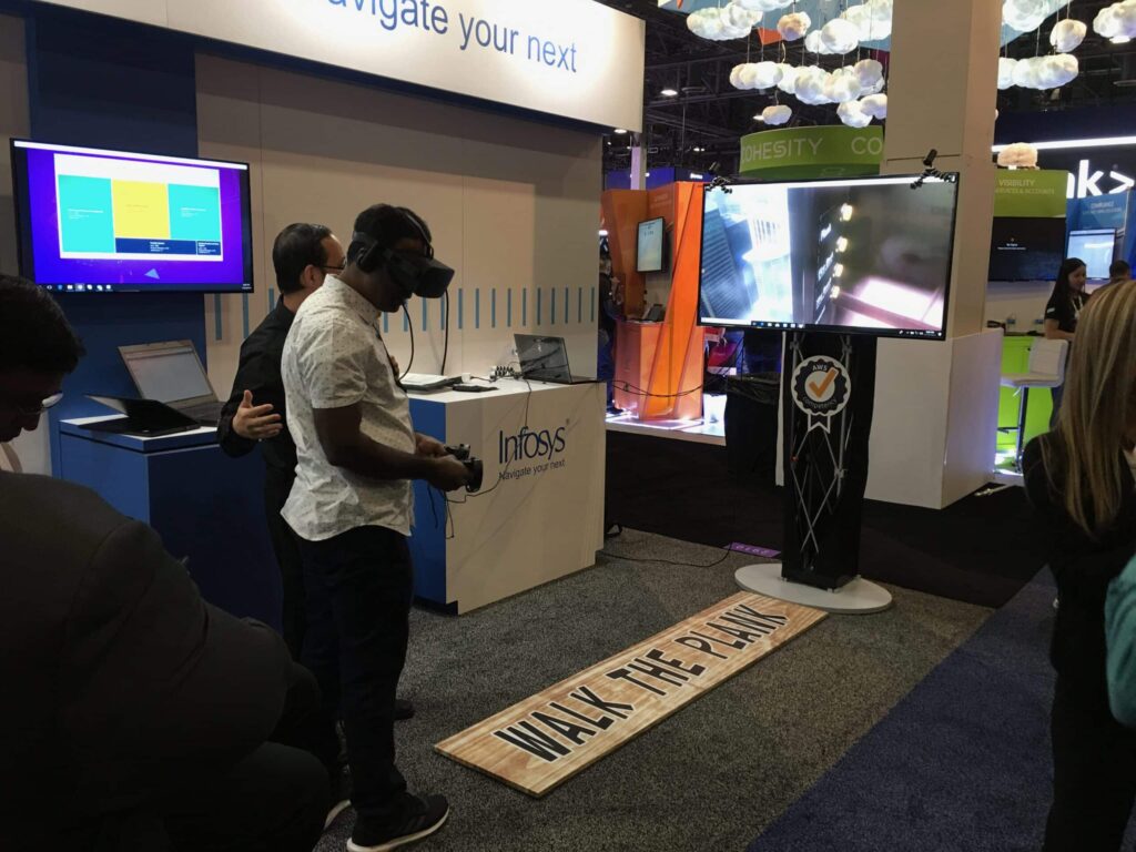Walk the Plank VR — interactive event activation by Gifie