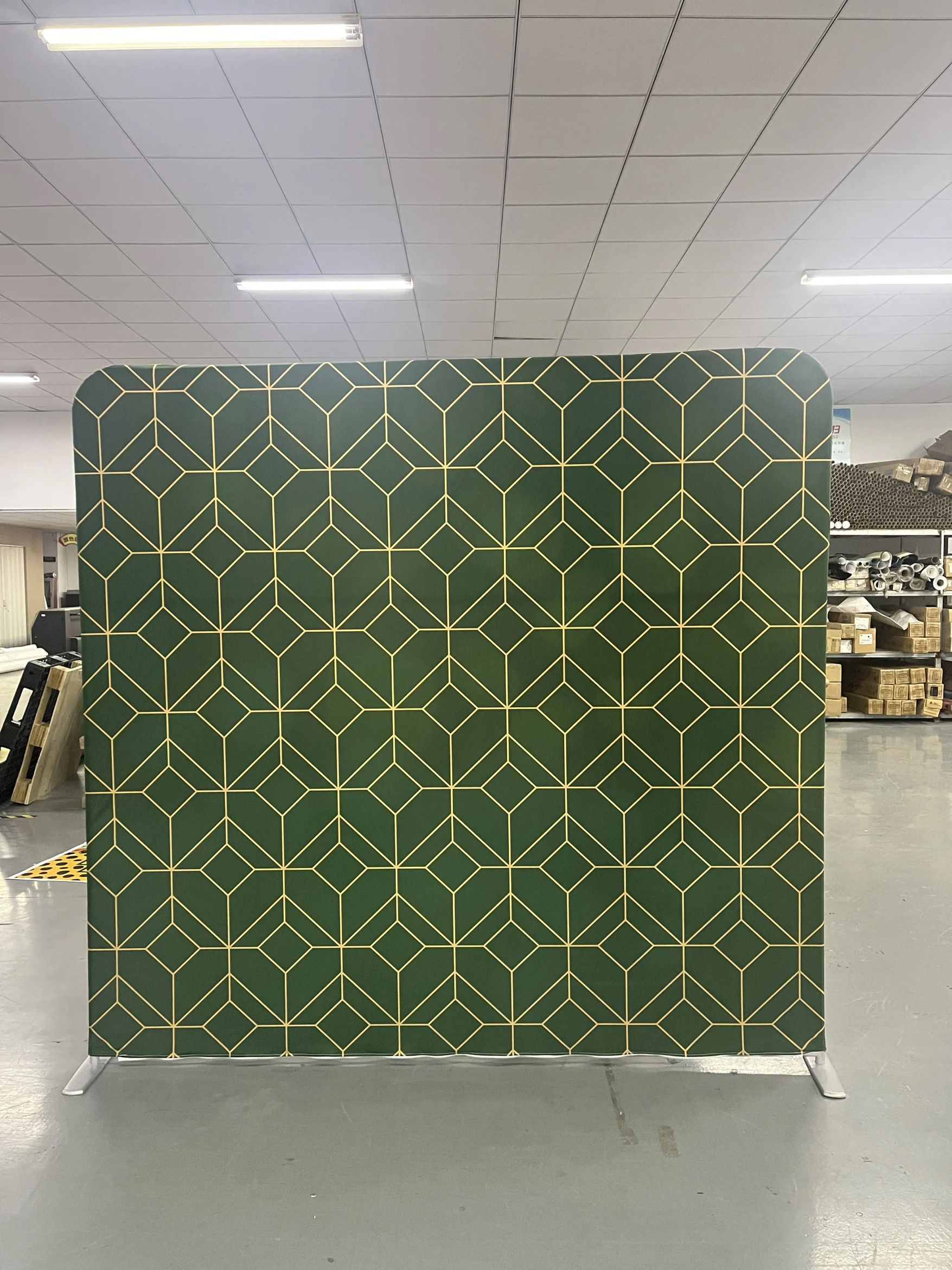 Green Gold photo backdrop for events